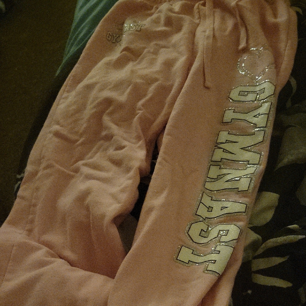 Arizona Jean Company Pink Sweatpants Relaxed Fit Drawstring